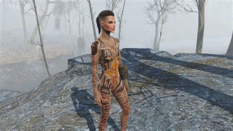 Mass Effect Jack Body Tattoos Cbbe At Fallout 4 Nexus Mods And Community Mass Effect Jack