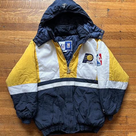 Vintage 90s Indiana pacers coat size youth L - Depop