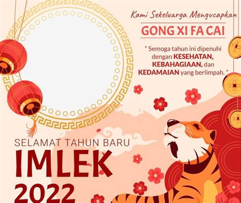 20 Link Twibbon Tahun Baru Imlek 2022 Rayakan Tahun Baru China Dan