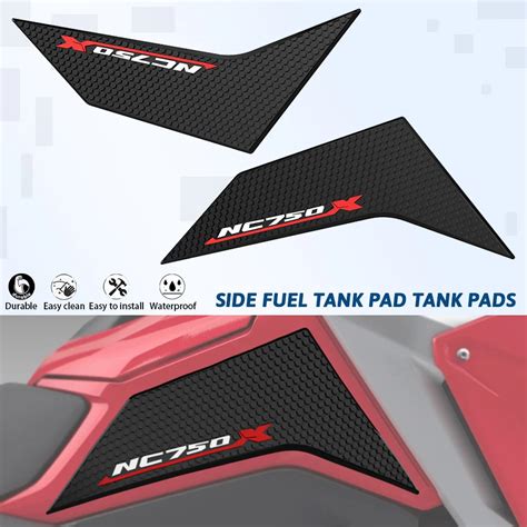 Motorcycle NC 750 X Non Slip Side Fuel Tank Stickers Waterproof Pad