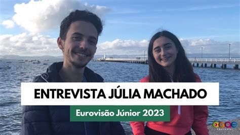 Entrevista Júlia Machado Portugal Eurovisão Júnior 2023 YouTube