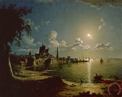 Sebastian Pether Moonlight Scene painting - Moonlight Scene print for sale