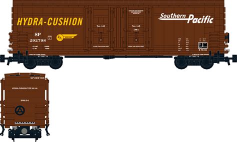 Southern Pacific Decals For The Pcf 50′ Insulated Boxcar Brick Model