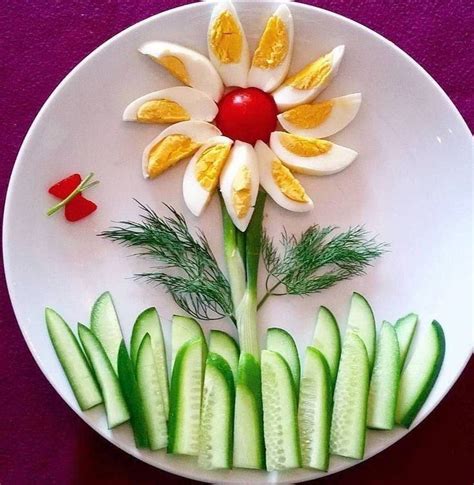 boiled egg art   plate tasty food ideas