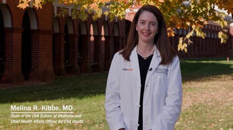 Dean Melina Kibbe Welcomes You To The UVA School Of Medicine Go IT