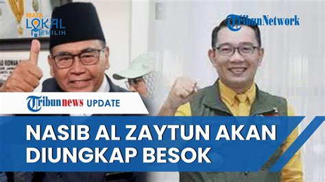 BESOK Nasib Al Zaytun Akan Diungkap Oleh Menko Polhukam Mahfud MD