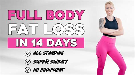 Full Body Fat Loss In Days Min Tabata Standing Workout No