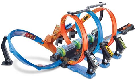 HOT WHEELS ZESTAW PĘTLE GROZY TOR autko FTB65 7515140314 oficjalne archiwum Allegro