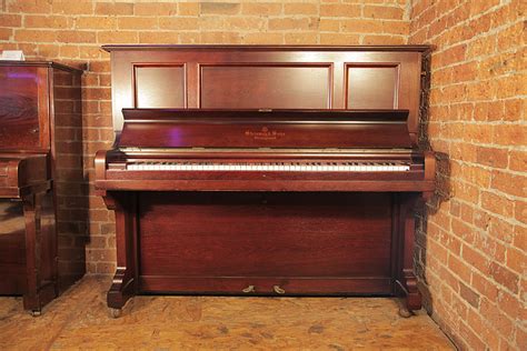 Steinway Model K Vertegrand Upright Piano For Sale With A Rosewood Case