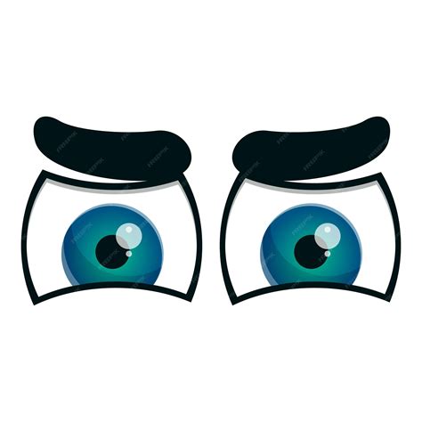 Premium Vector Eyeballs Icon Cartoon Of Eyeballs Vector Icon For Web