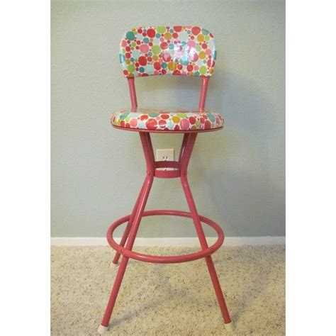 OOAK Polka Dot Swivel Bar Stool | Swivel bar stools, Colorful bar stools, Bar stools