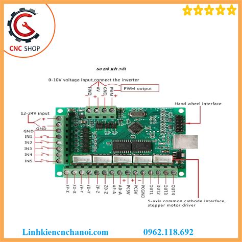 Mạch CNC BOB MACH3 USB V2 Linh Kiện CNC In 3D Laser Hà Nội