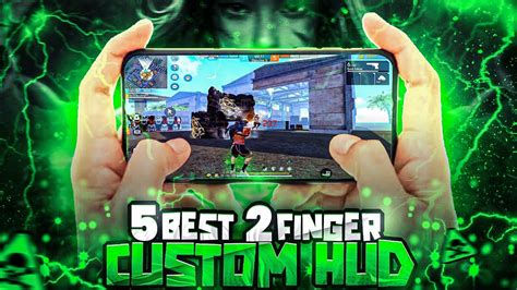 World S Best 2 Finger Custom HUD Free Fire Movement Headshot