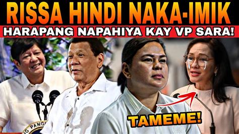 Kapapasok Lang Vp Sara Duterte Pres Bbm Hontiveros Nagka Initan Sa