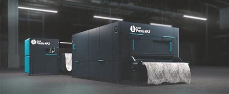 Kornit Digital Unpacks New Sustainable Presto MAX Textile Printer