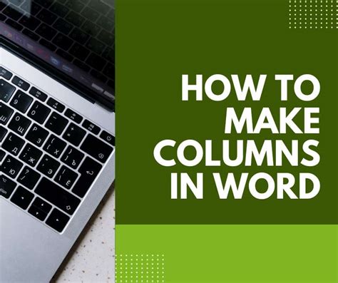 C Mo Crear Columnas En Word Adazing