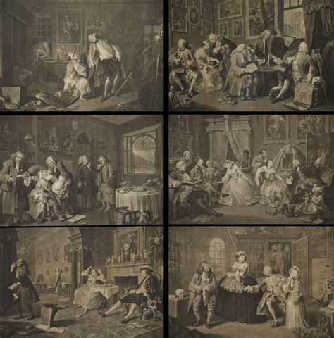 Set Of Six William Hogarth Engravings Shacklady S Antiques