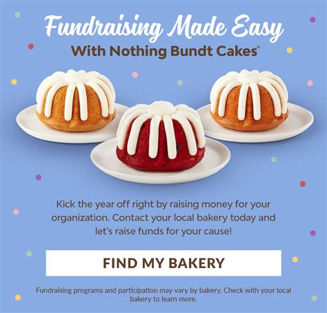 Fundraise With Nothing Bundt Cakes® Nothing Bundt Cakes