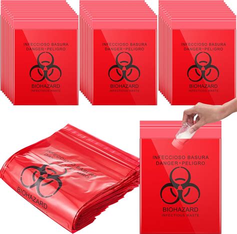 Amazon Medical Action Infectious Waste Bag Red Gallon X