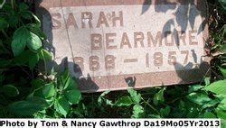 Sarah Swigart Bearmore Homenaje De Find A Grave