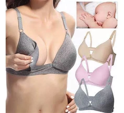 Brasier Para Lactancia De Algodón En Color Nude Cuotas sin interés