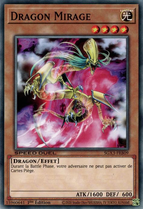 Sgx3 Frb09 Dragon Mirage Yu Gi Oh