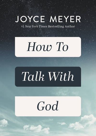 Review How To Talk With God Joyce Meyer Book Referees