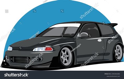 Honda Car Vector Illustration For Conceptual Royalty Free Stock