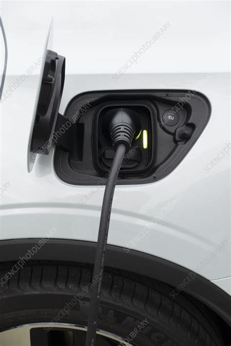 Electric Car Being Charged Stock Image C059 2795 Science Photo