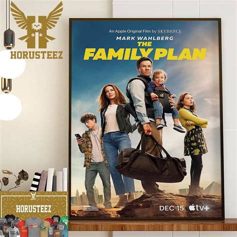 Official Poster The Family Plan Movie 2023 Home Decor Poster Canvas - Horusteez