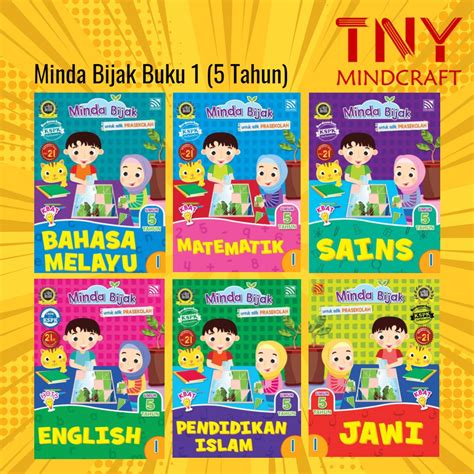 Tny Buku Latihan Minda Bijak Prasekolah Buku Buku Tahun