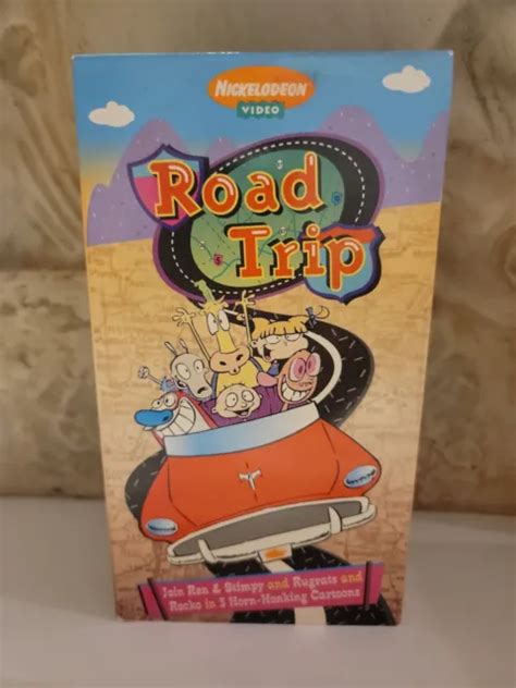 Nickelodeon Road Trip Vhs Rugrats Ren Stimpy Rockos Modern Life