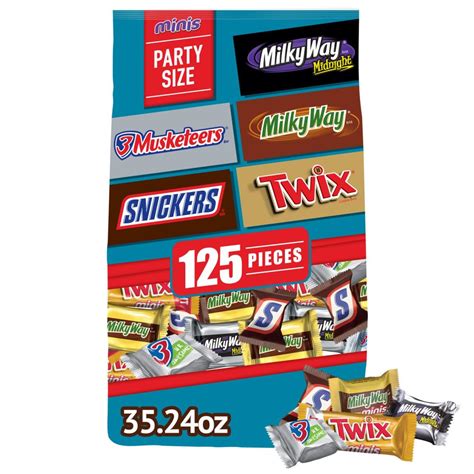 Buy Snickers Twix Musketeers Milky Way Milky Way Midnight Minis