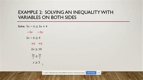 Solving Multi Step Inequalities Youtube