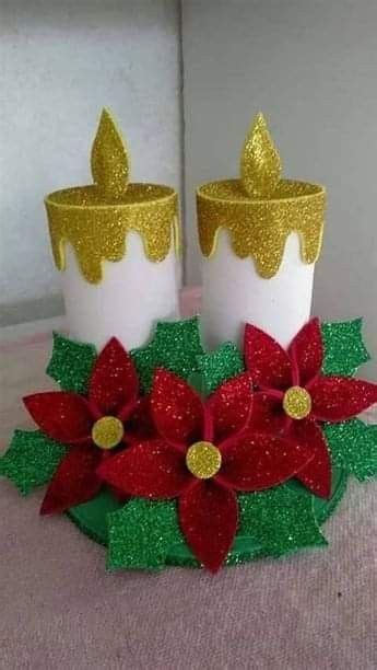 Pin By Cindy Dunham On Christmas In 2024 Christmas Candle Decorations