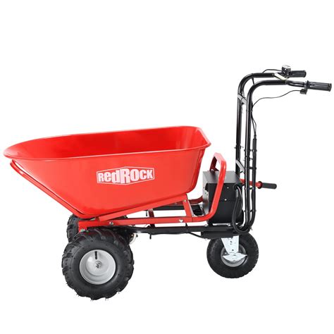 Redrock Wheelbarrow Utility Cart Electric Powered Cart V Ah W