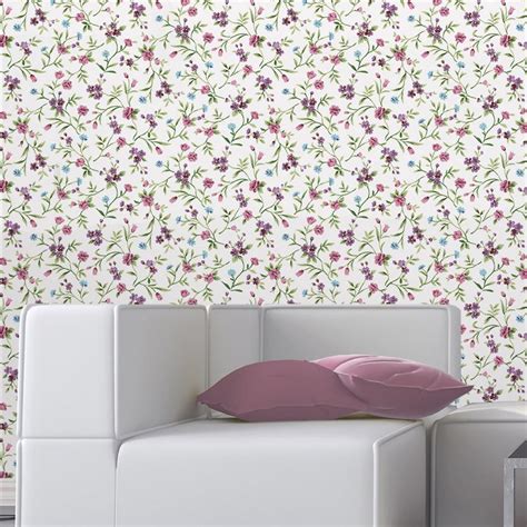 Papel De Parede Autocolante Floral 1332 5m Elo7