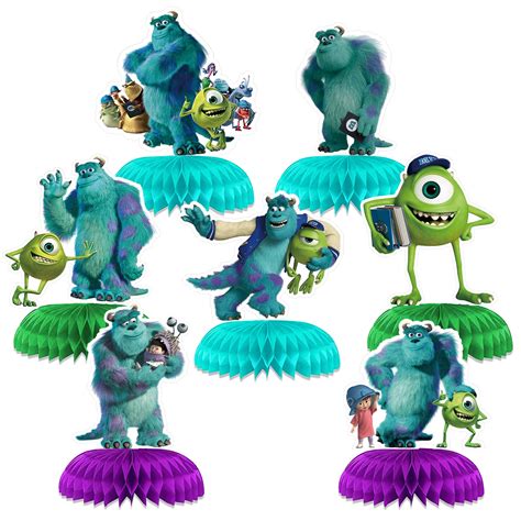 Buy Wraek 7pcs Monster Inc Birthday Party Decorations Monsters