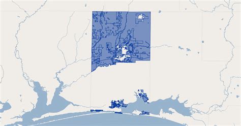 Okaloosa County Commissioner District Map