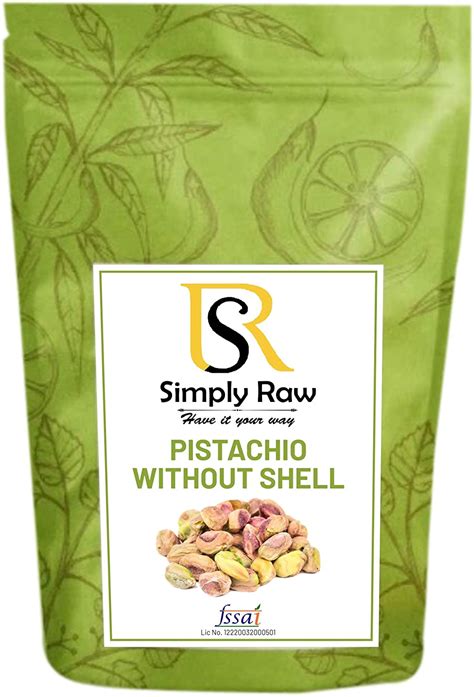 Simply Raw Dry Fruits Pistachios Without Shell Pistachios Kernels