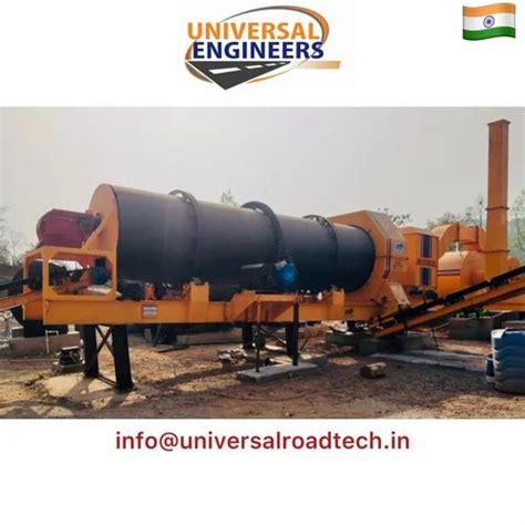 UNIVERSAL ENGINEERS Automatic Hot Mix Plant Dm 60 For Road Construction Capacity 125 Tph At