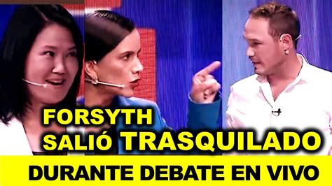 Forsyth Fue Por Lana Y Sali Trasquilado Debate Presidencial