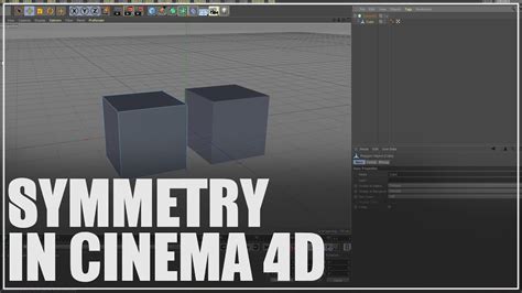 Symmetry In Cinema 4d Tutorial Youtube