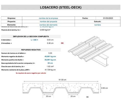 Hojas De Calculo Acero Estructural Ntc Aisc En Venta En Puebla Puebla Por Sólo 23000