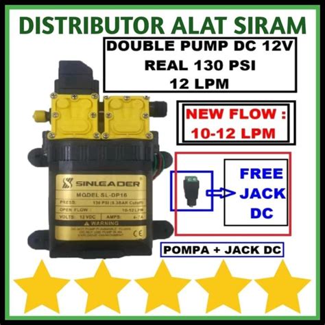 Jual Pompa Dc V Sinleader Double Pump Motor Steam Misting Jet Cleaner