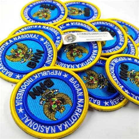 jual logo bnn bordir timbul badan narkotika nasional shopee indonesia