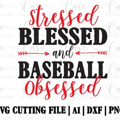 Baseball Life Svg Dxf Eps Cutting File Etsy