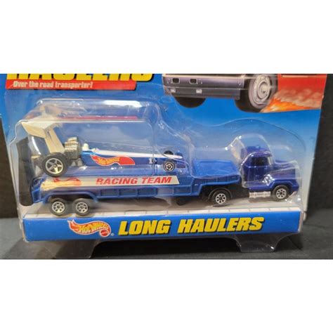 Hot Wheels Long Haulers Semi Truck Trailer Car Set New In Package Etsy