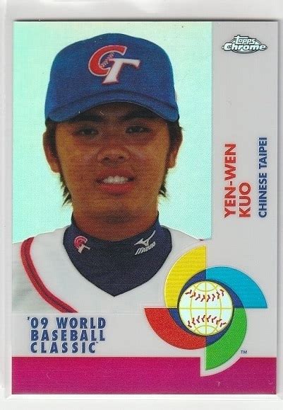 Yahoo Topps Chrome Wbc Refractor W Yen Wen