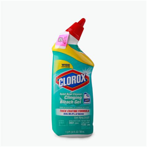 Clorox Toilet Bowl Cleaner Clinging Bleach Gel 709ml